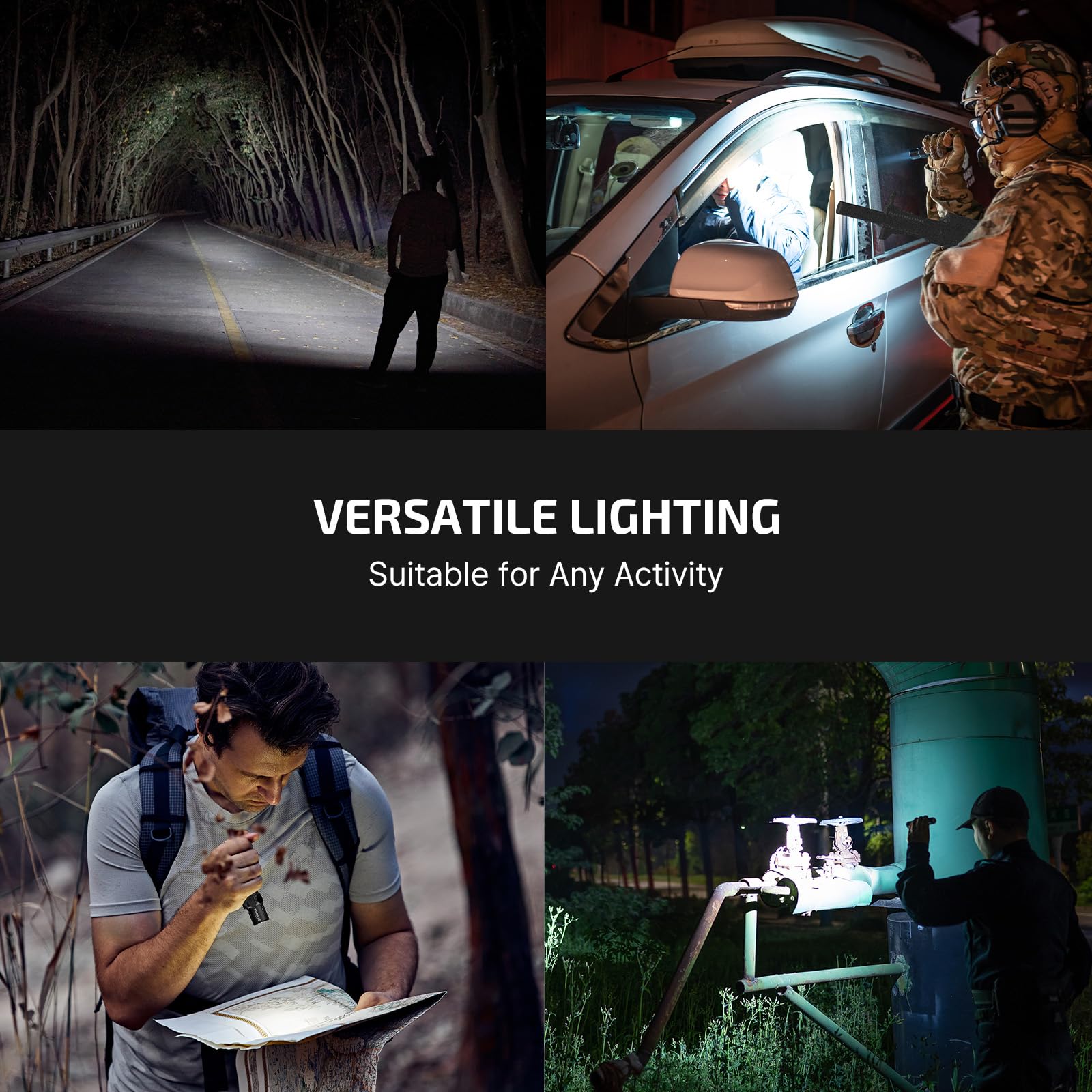 OLIGHT Warrior 3S used in real-world outdoor and emergency scenarios.