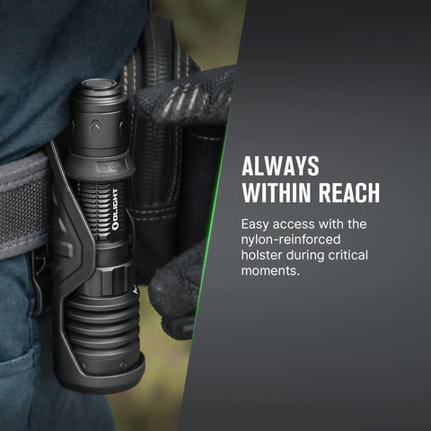OLIGHT Warrior X 4 magnetic tail switch enables precise control