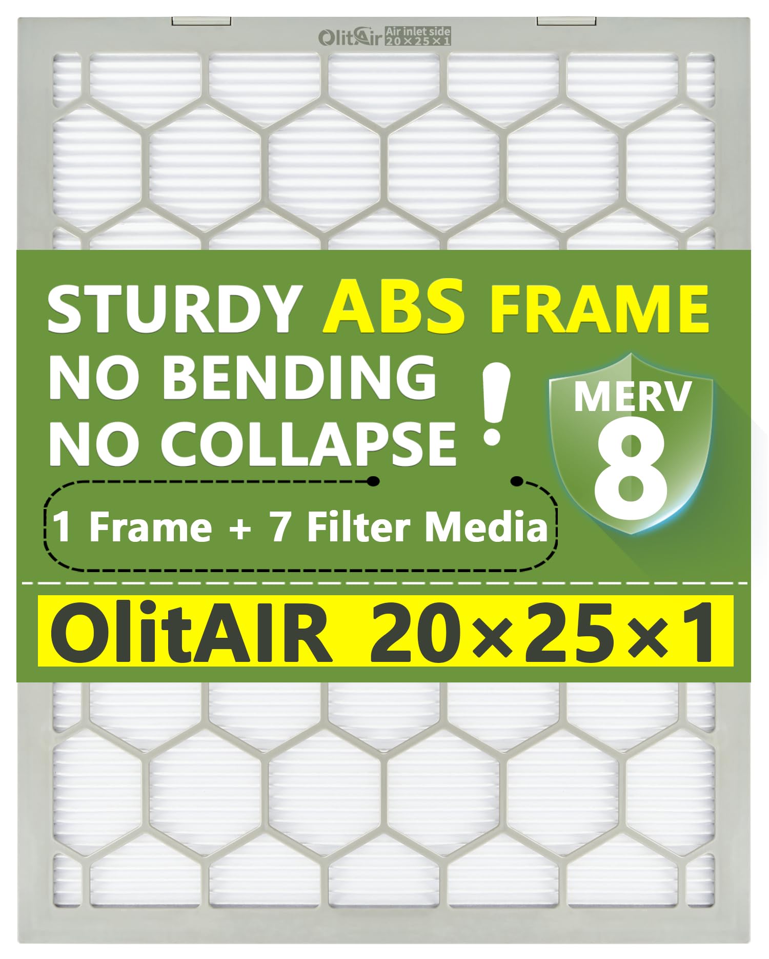 OlitAir filter installation front view ready for a fast replacement.