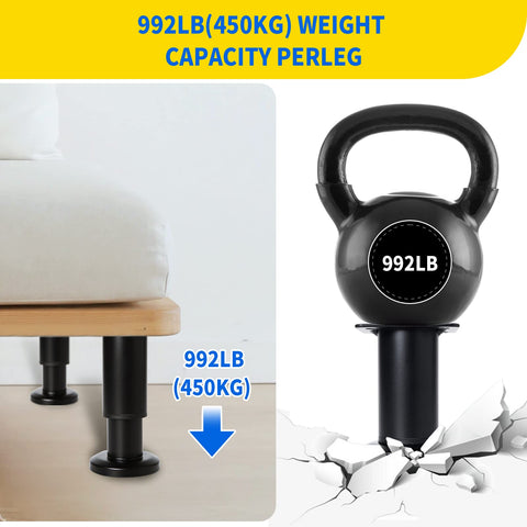 Olldag wide base with rubber pads protects floors and reduces movement.