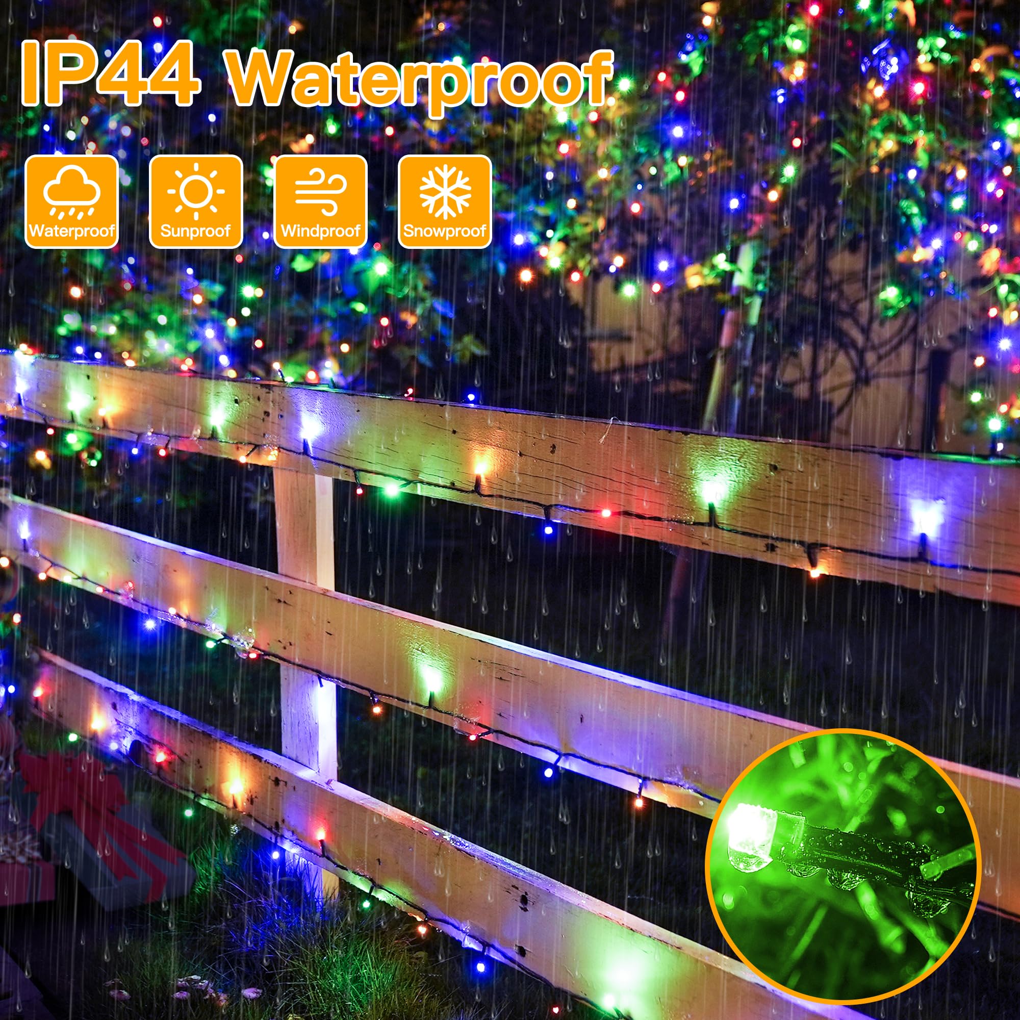 Ollny IP44 waterproof lights suitable for outdoor decks and patios