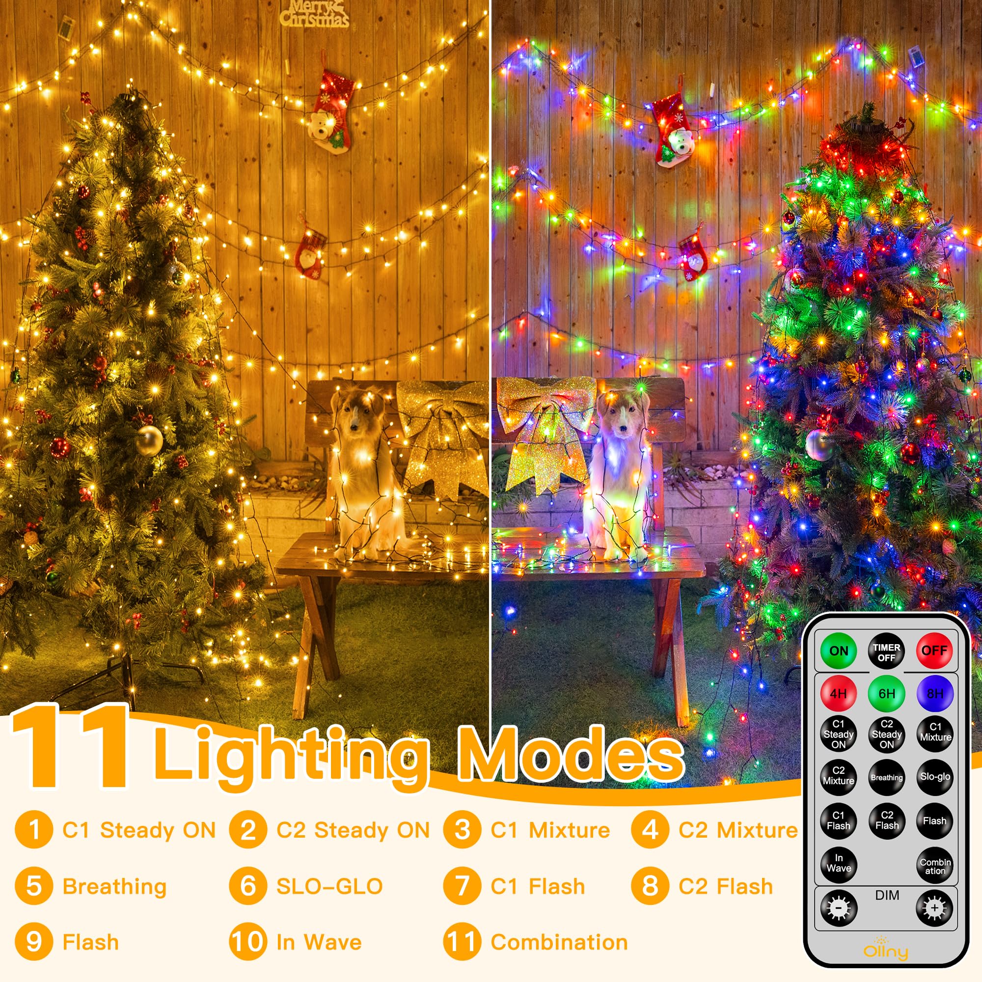 Ollny UL-certified low-voltage safety for safe decorating