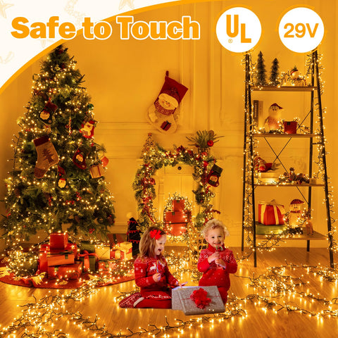 Ollny cluster lights UL-certified safe to touch for family use