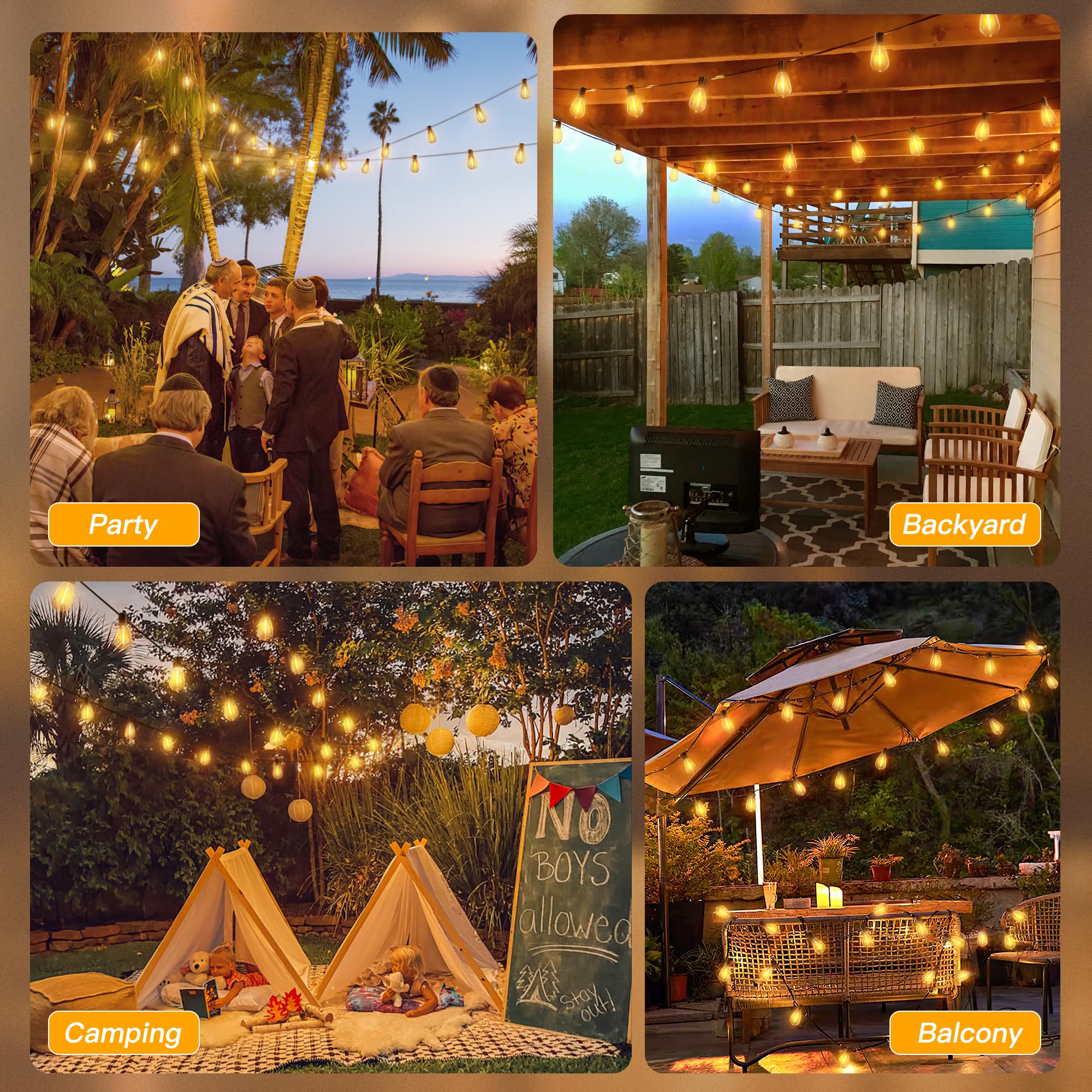 Ollny S11 ambient lighting for yards, patios, and balconies.