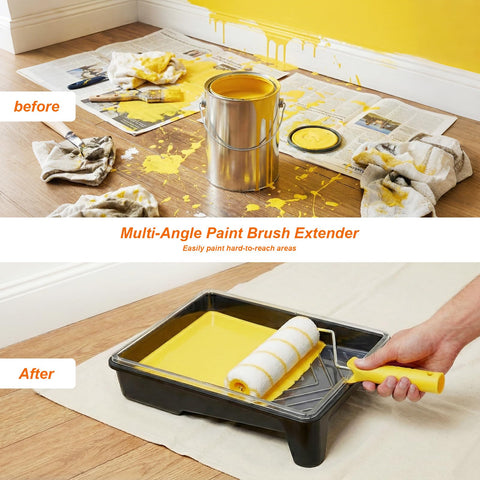 Olerqzer brushes set for varied painting tasks and clean finishes.