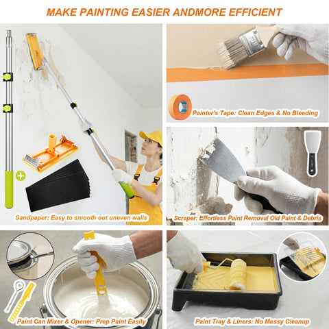 Olerqzer sandpaper holder integrated with the kit for quick prep.
