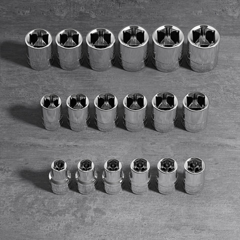 Olsa Tools compact storage case keeps sockets organized for quick access.
