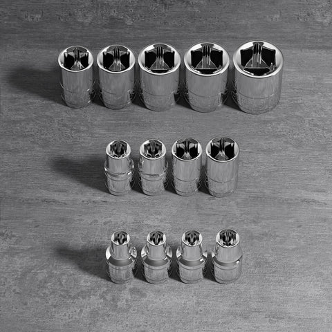 Organized Olsa Tools socket tray showing complete size range at a glance