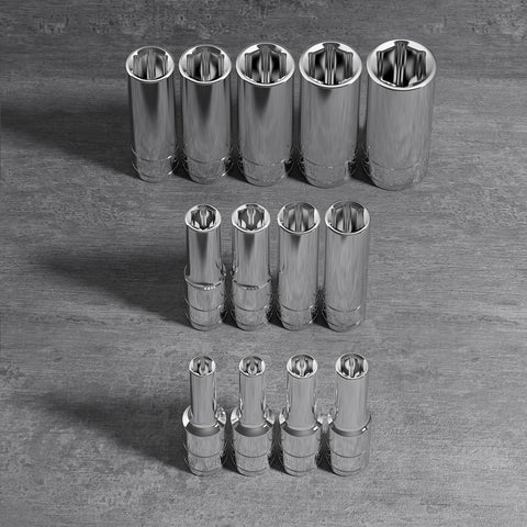 Automotive work in tight spaces using 1/4 inch drive sockets