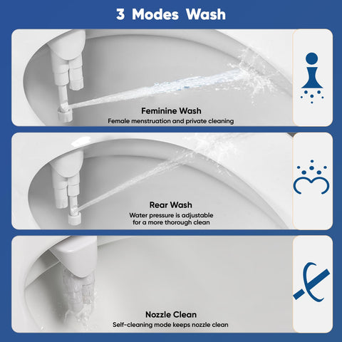 OLUFIA dual nozzles performing feminine wash for gentle cleansing.