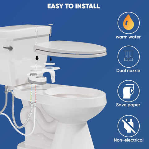 OLUFIA self-cleaning bidet feature maintained hygiene between uses.
