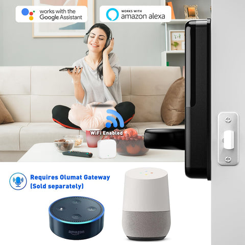 OLUMAT wifi gateway remote access for effortless locking and code management