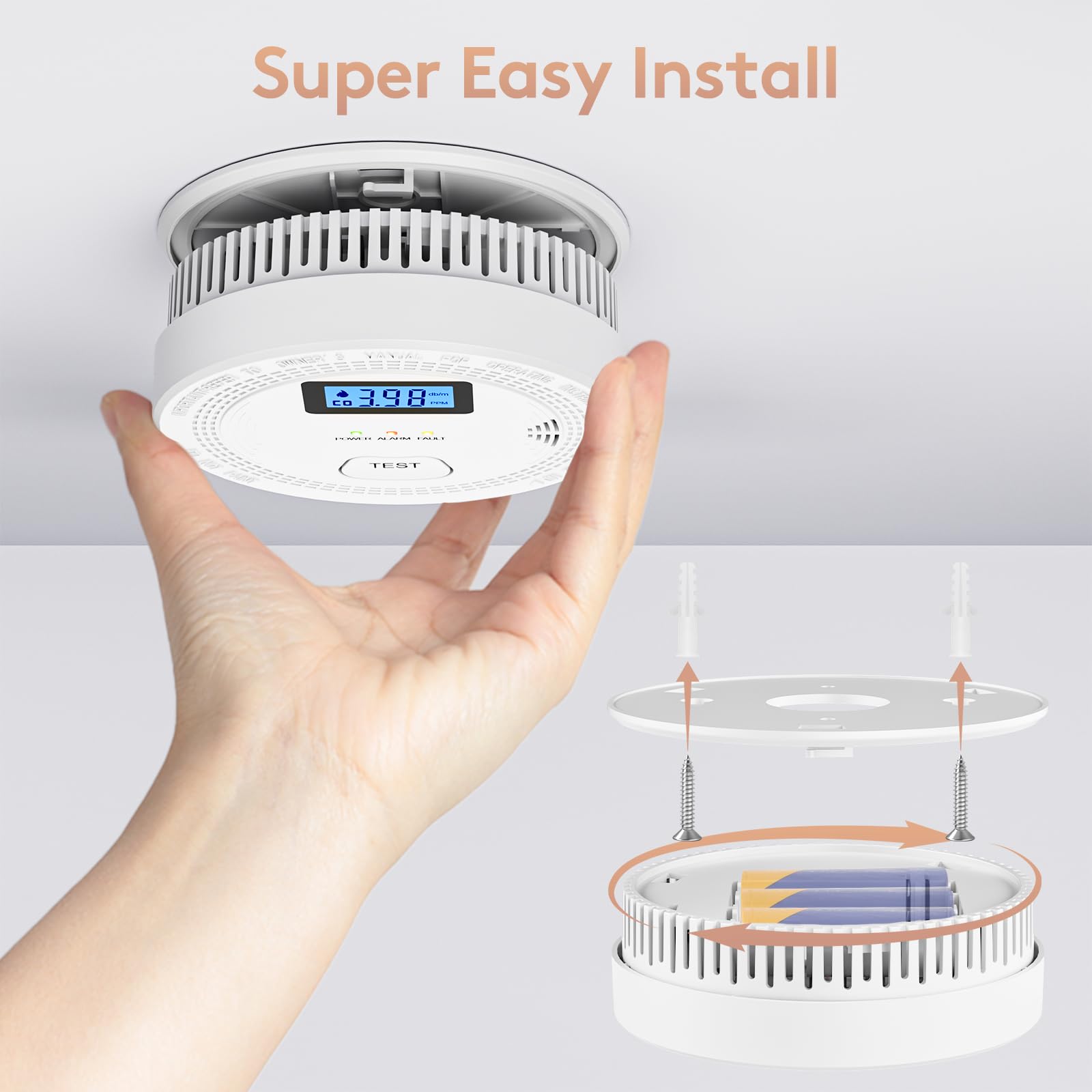 OLUNCLE battery included with 3x AA for immediate use.