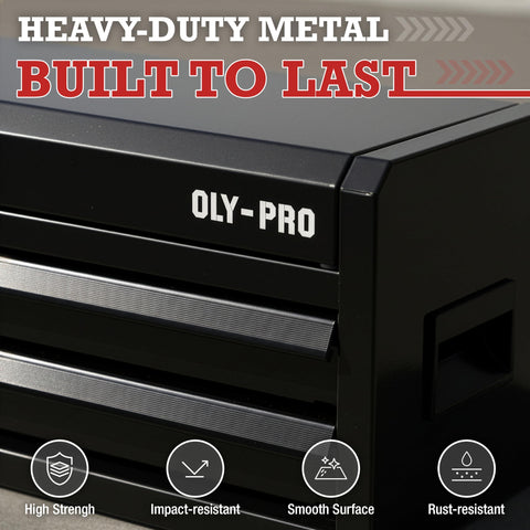 OLY-PRO Mini Toolbox compact design fits in garages, workshops, and closets.