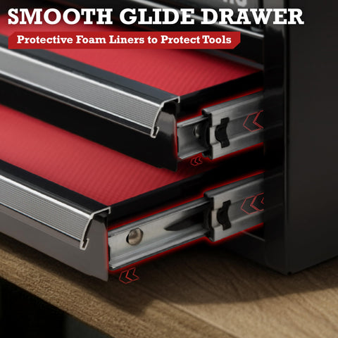OLY-PRO Mini Toolbox durable steel construction protects tools daily.