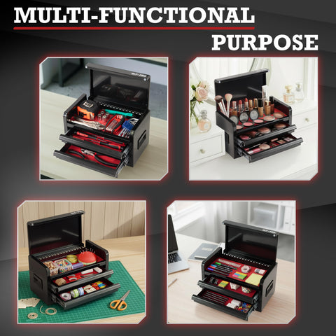 OLY-PRO Mini Toolbox side handles enable easy portability.