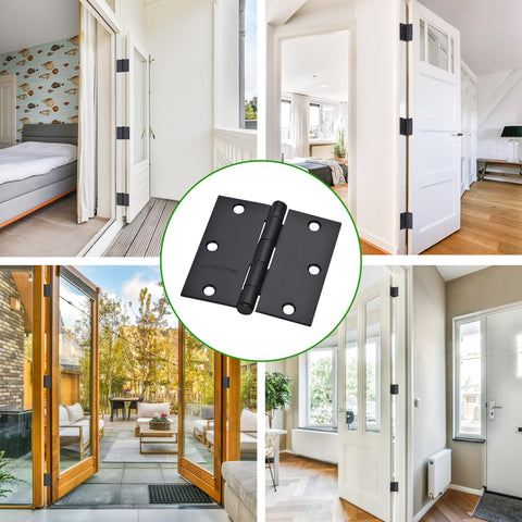 Versatile interior hinge set suitable for homes, offices, dorms and more.