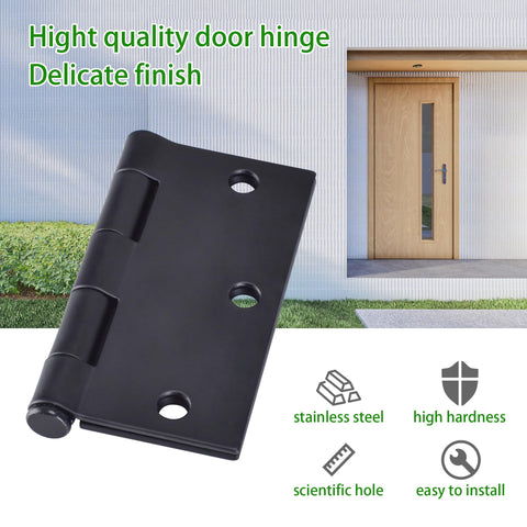 Square 6-hole mounting suits standard flat or interior doors.