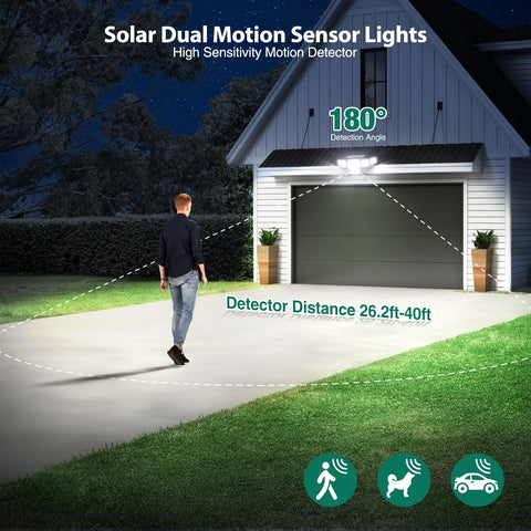 Omibee solar lights wall-mount installation without wiring.