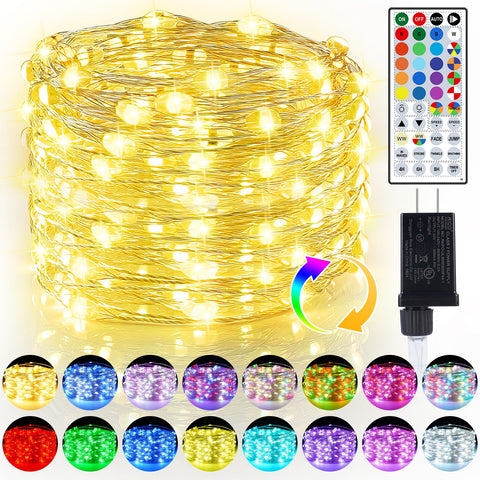 OMIKA 50ft fairy lights used for indoor and outdoor ambience