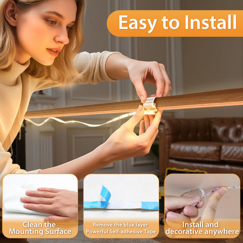 OMIKA dimmable LED strip showing 12 modes for ambiance