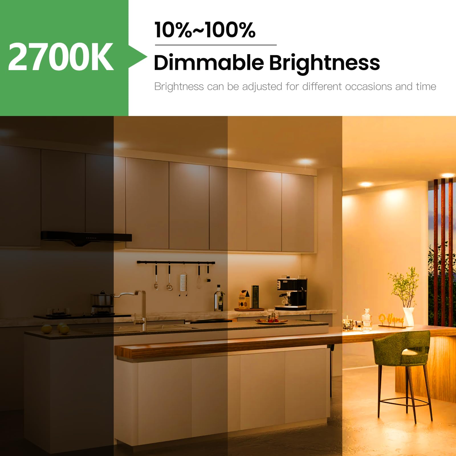 Omnikerlight PAR38 dimmable 2700K bulb for adjustable ambience