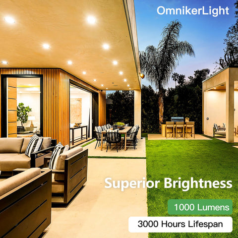 Outdoor-ready Omnikerlight PAR38 ideal for porch and patio spaces