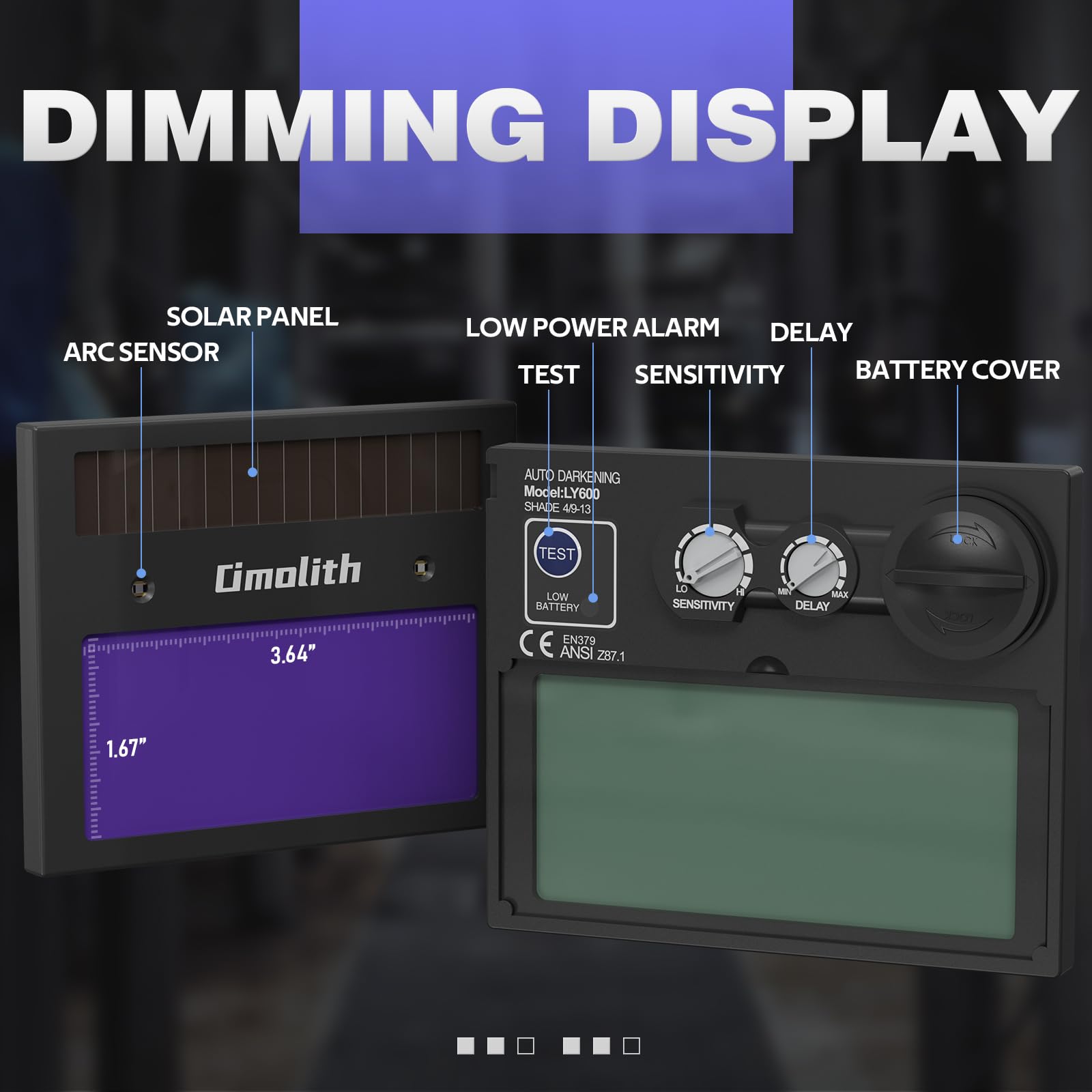 Omolith lightweight headgear with adjustable fit for long sessions