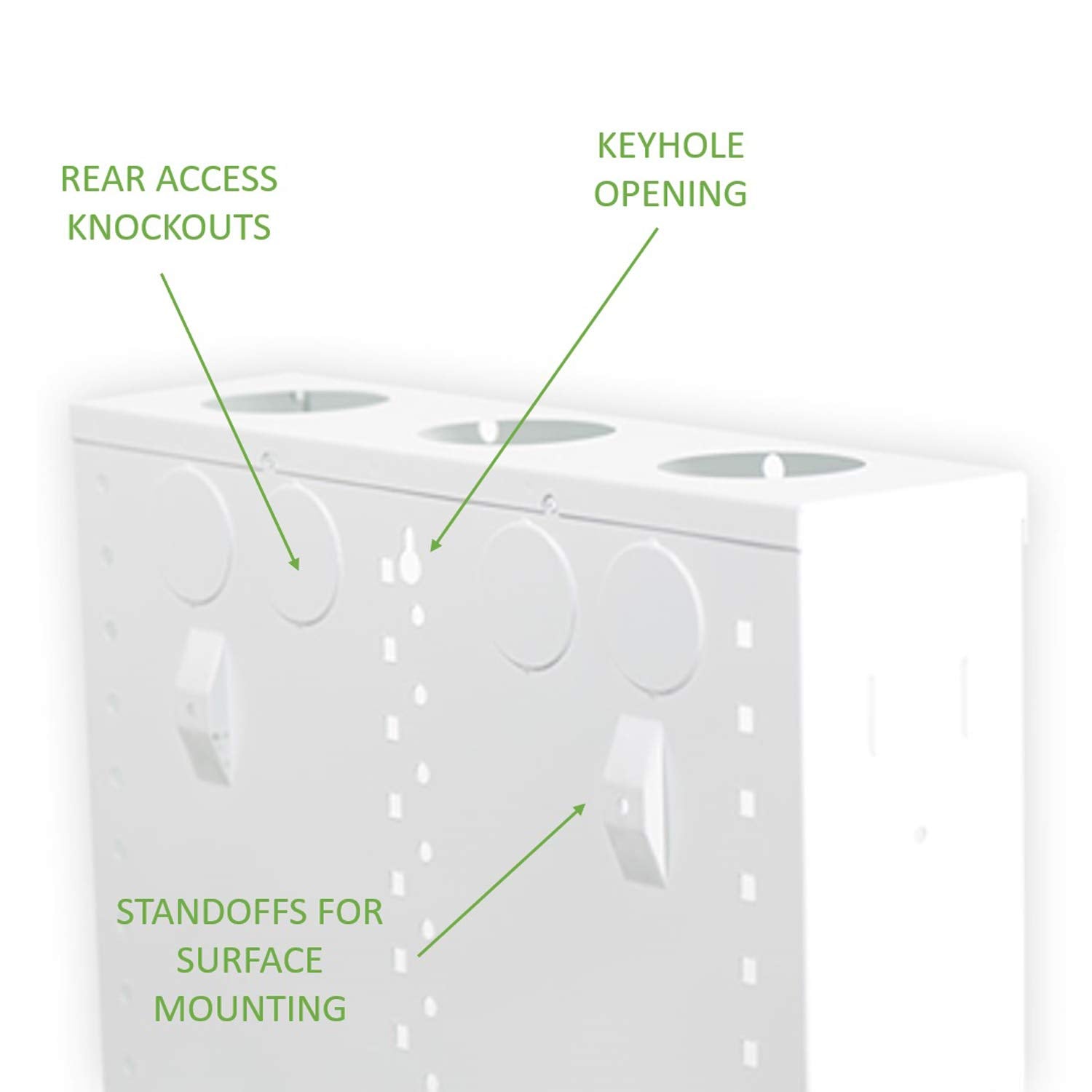 On-Q hinged door with drywall flange for clean openings