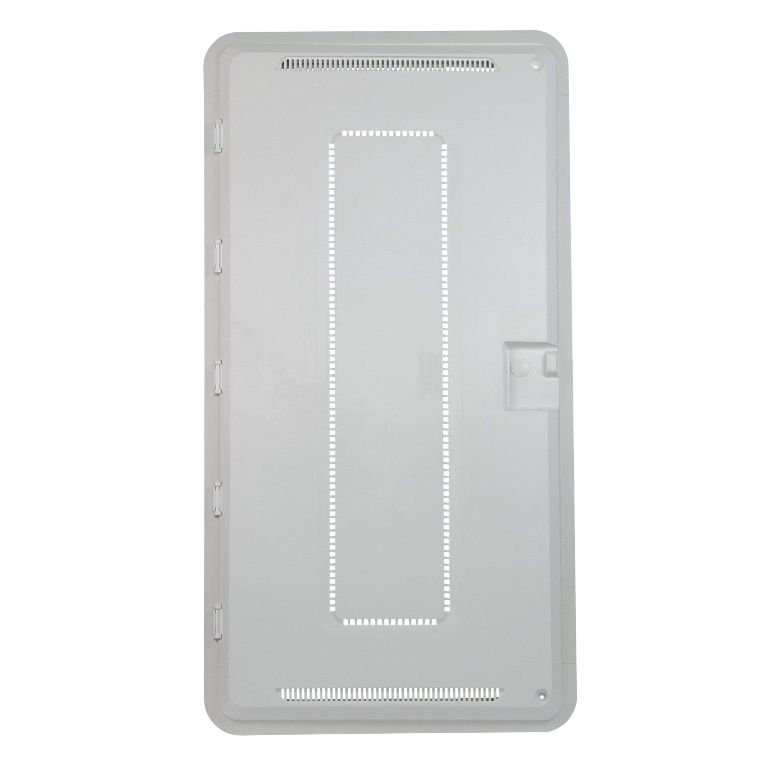 On-Q Legrand 30-inch media enclosure front view with clean cable routing.