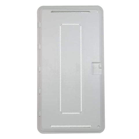 On-Q Legrand 30-inch media enclosure front view with clean cable routing.