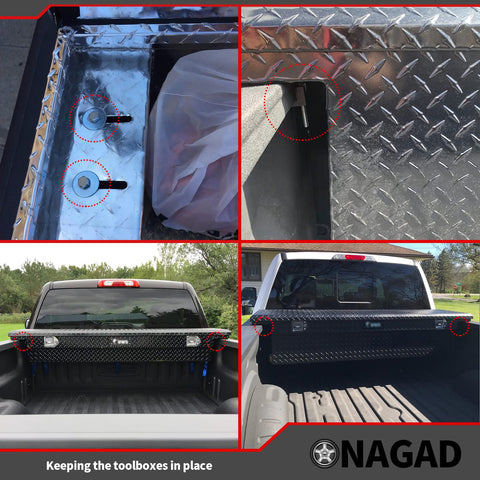 ONAGAD pack of 6 mounting hardware for toolbox installation