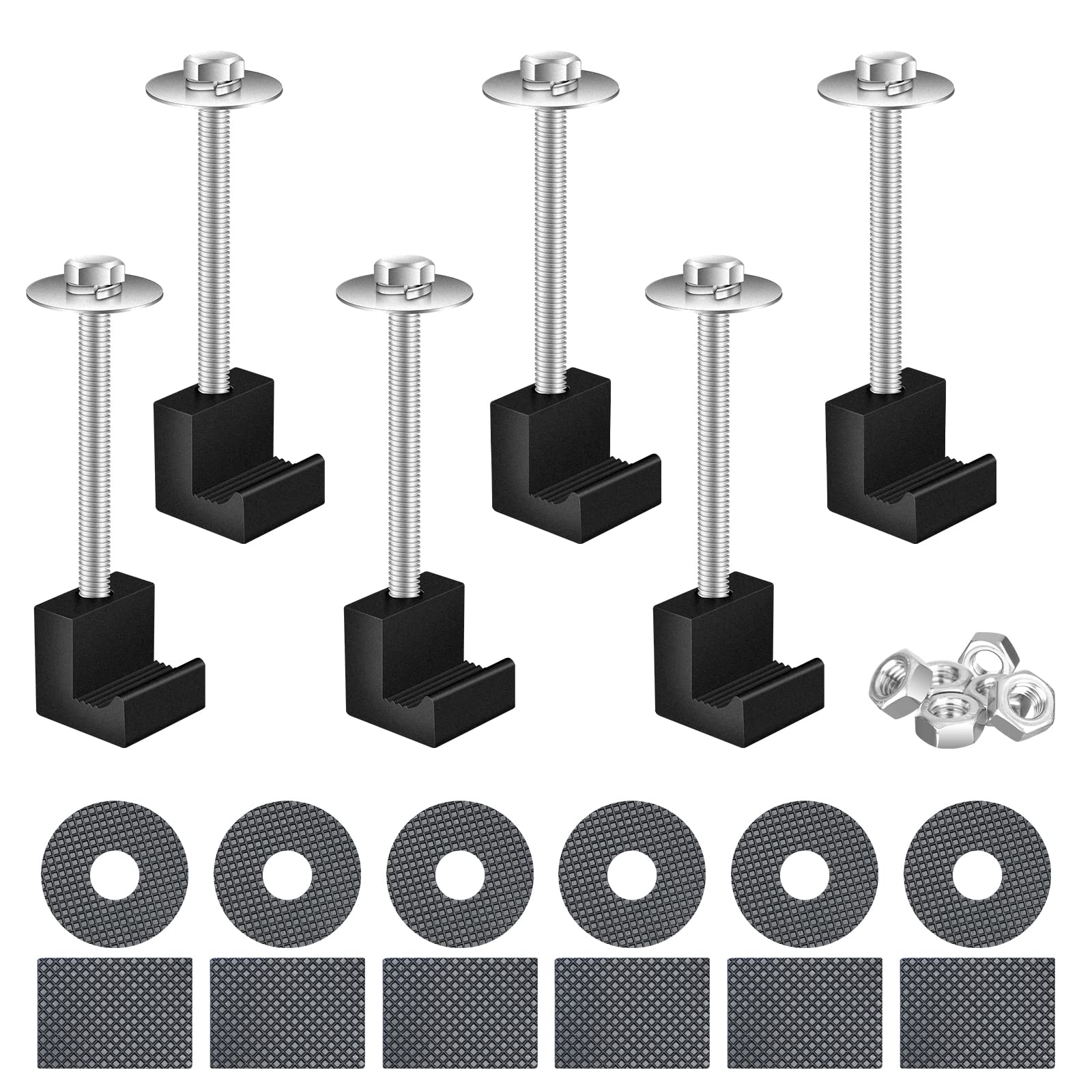 ONAGAD truck toolbox mounting kit no-drill in action securing crossover toolbox