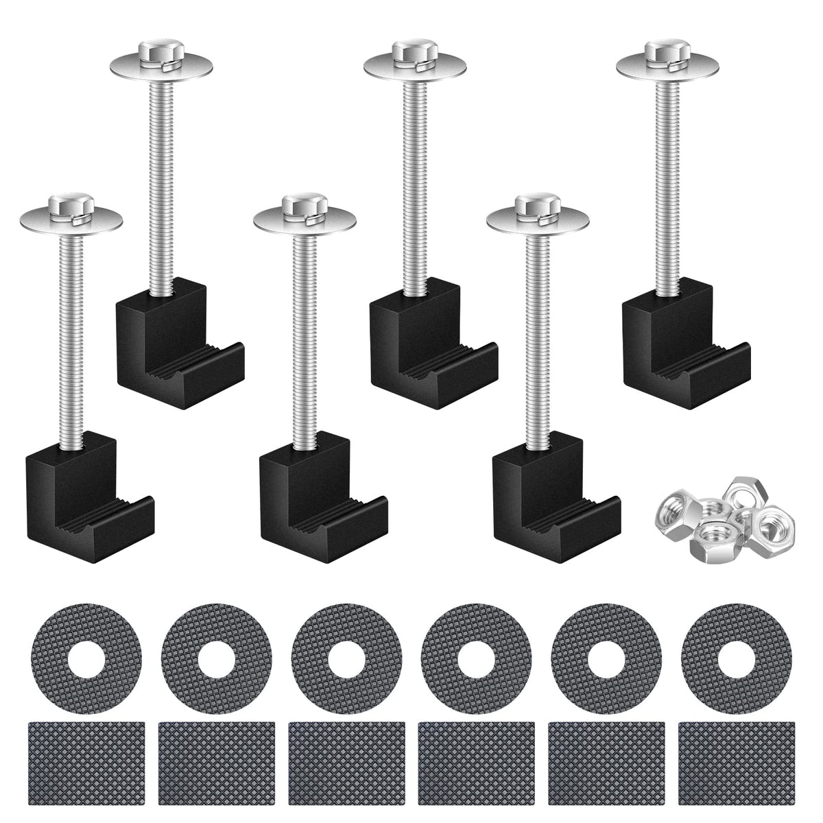 ONAGAD truck toolbox mounting kit no-drill in action securing crossover toolbox