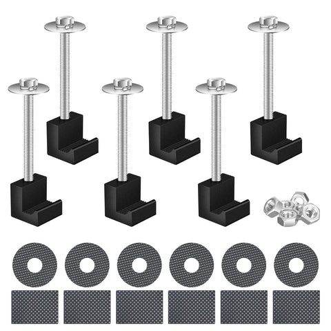 ONAGAD truck toolbox mounting kit no-drill in action securing crossover toolbox