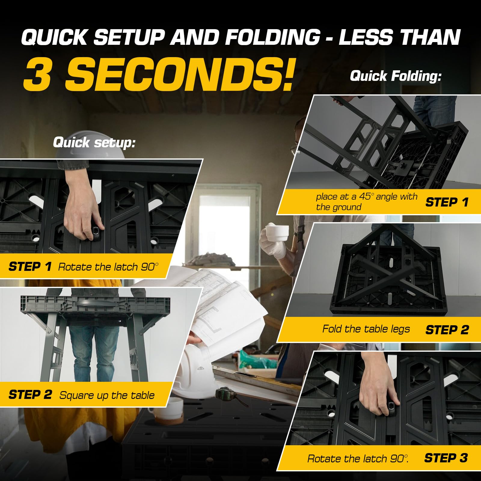 ONCUPID Express clamping system with bench dog holes for secure clamps during projects.