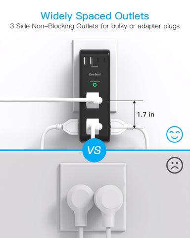 One Beat 1800J surge protector offers reliable spike protection