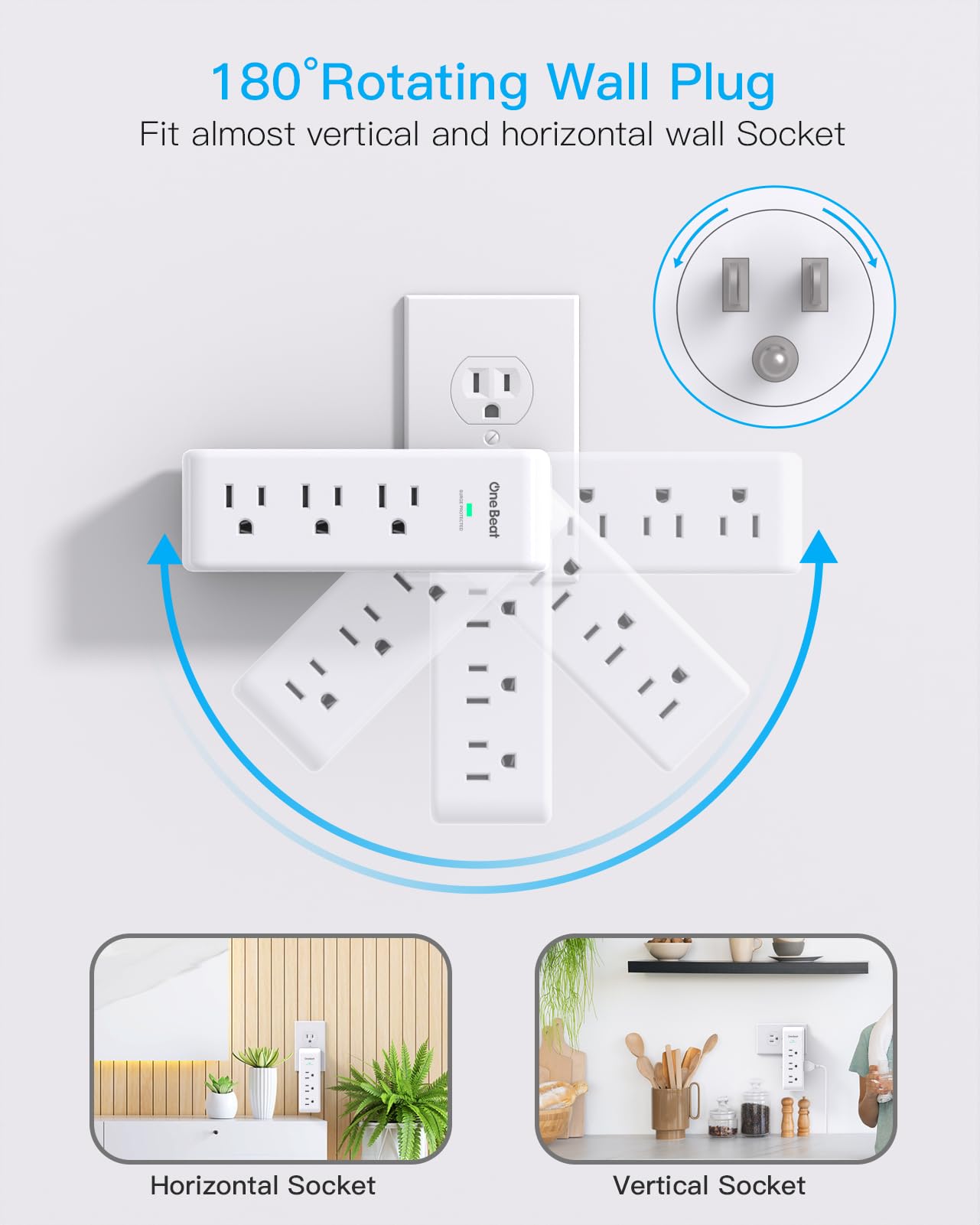 One Beat 1800J surge protector delivers fast response for electronics.