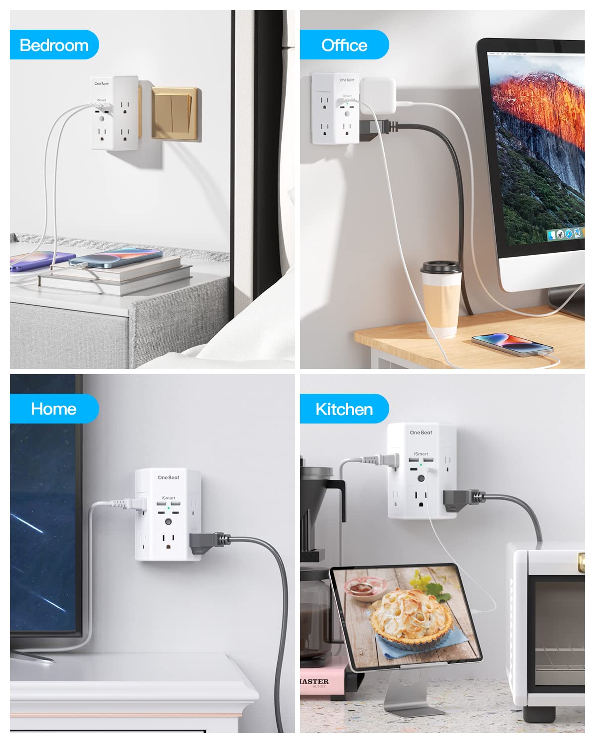 One Beat 2-pack wall-mount design demonstrating secure installation