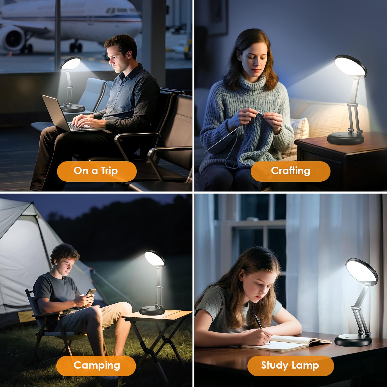 One Fire emergency lamp powers through outages with reliable cordless convenience.