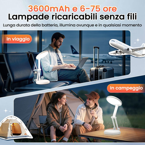 One Fire eye-caring desk lamp with 4000K natural light for focus.