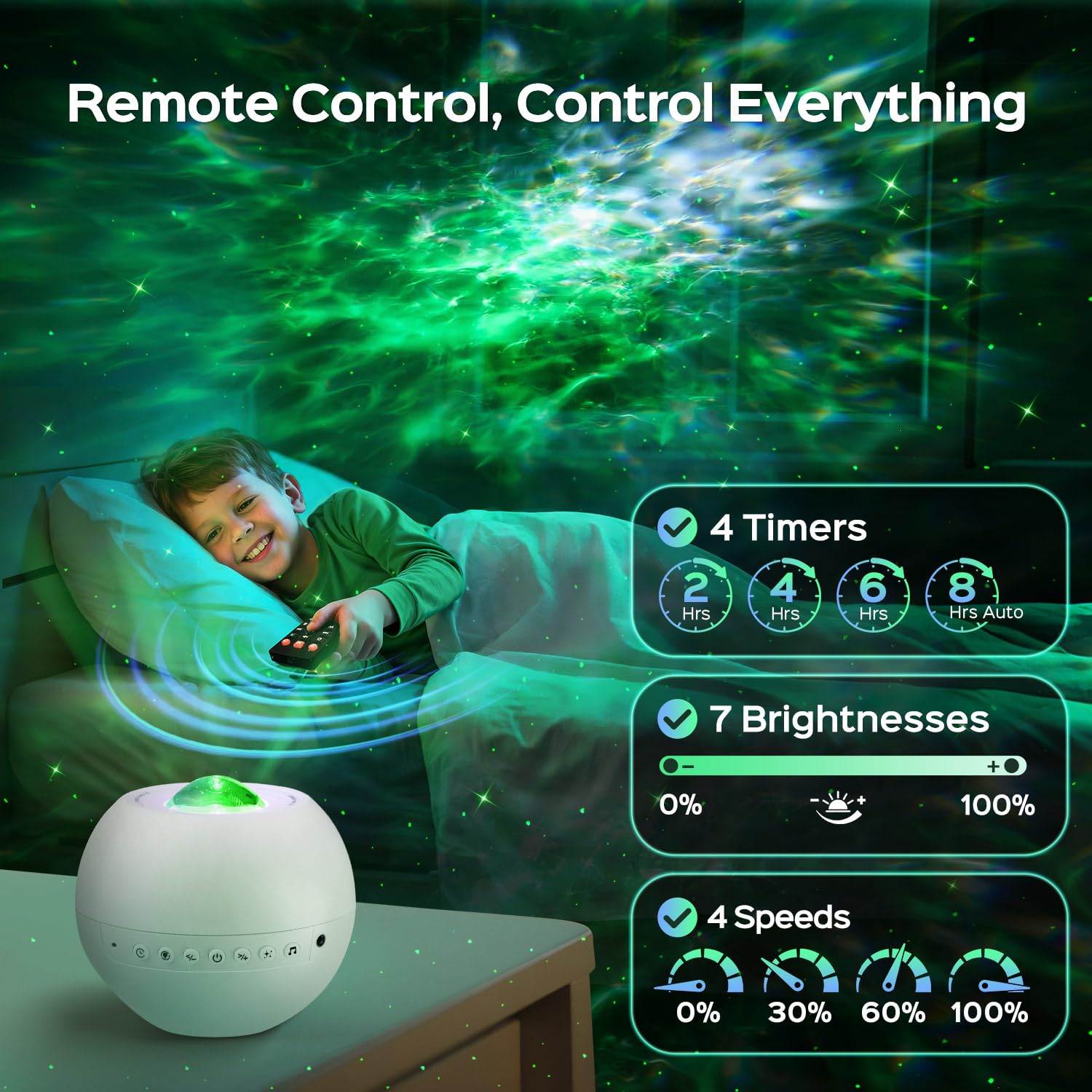 Galaxy Projector in Bluetooth speaker mode delivering HiFi audio
