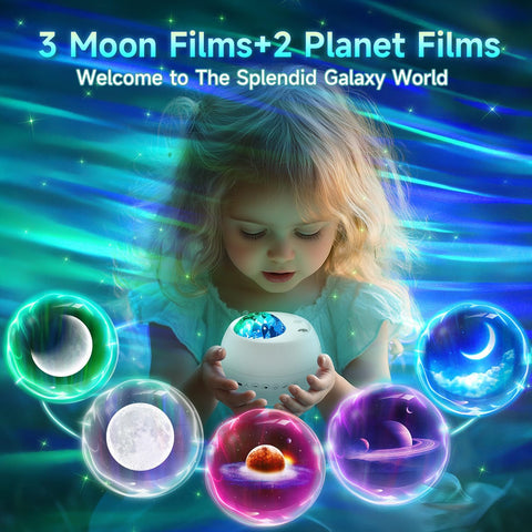 One Fire Northern Lights Projector auto timer for convenient scheduling