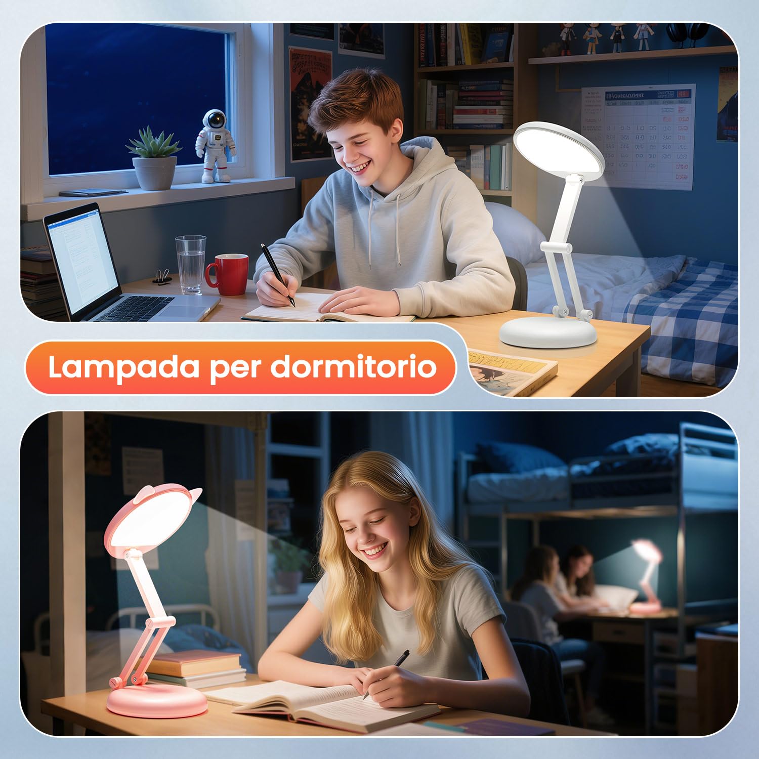 One Fire rechargeable table lamp that works without sockets.