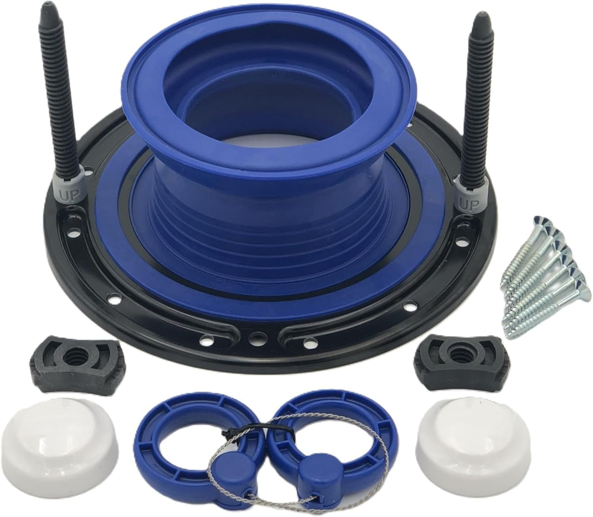 One-N-Done flange repair kit overview with universal seal and wax-free performance