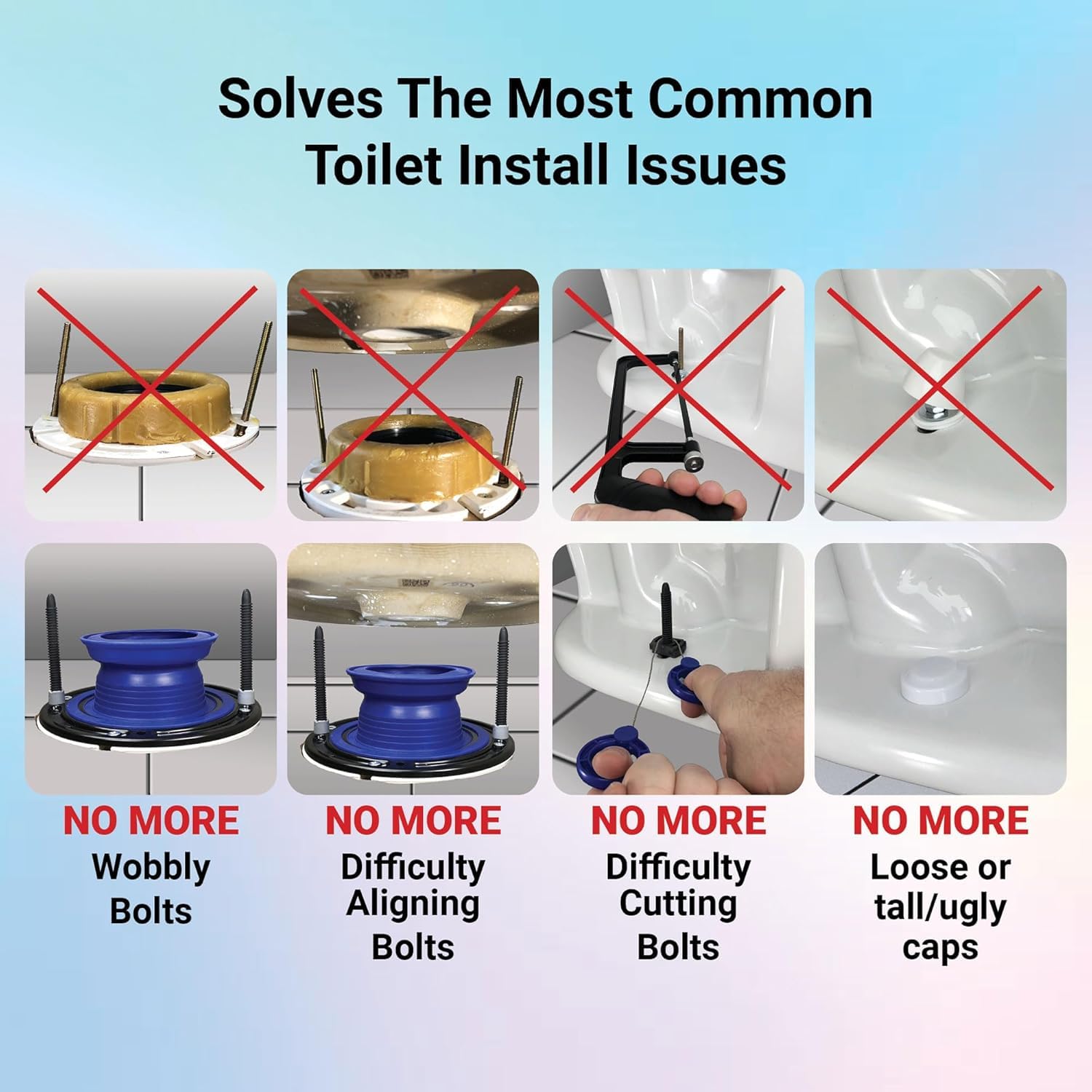Reusable rubber seal reduces leaks compared to traditional wax options