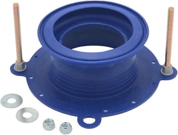 One-N-Done waxless seal ready for universal flange depth fit and leak prevention.