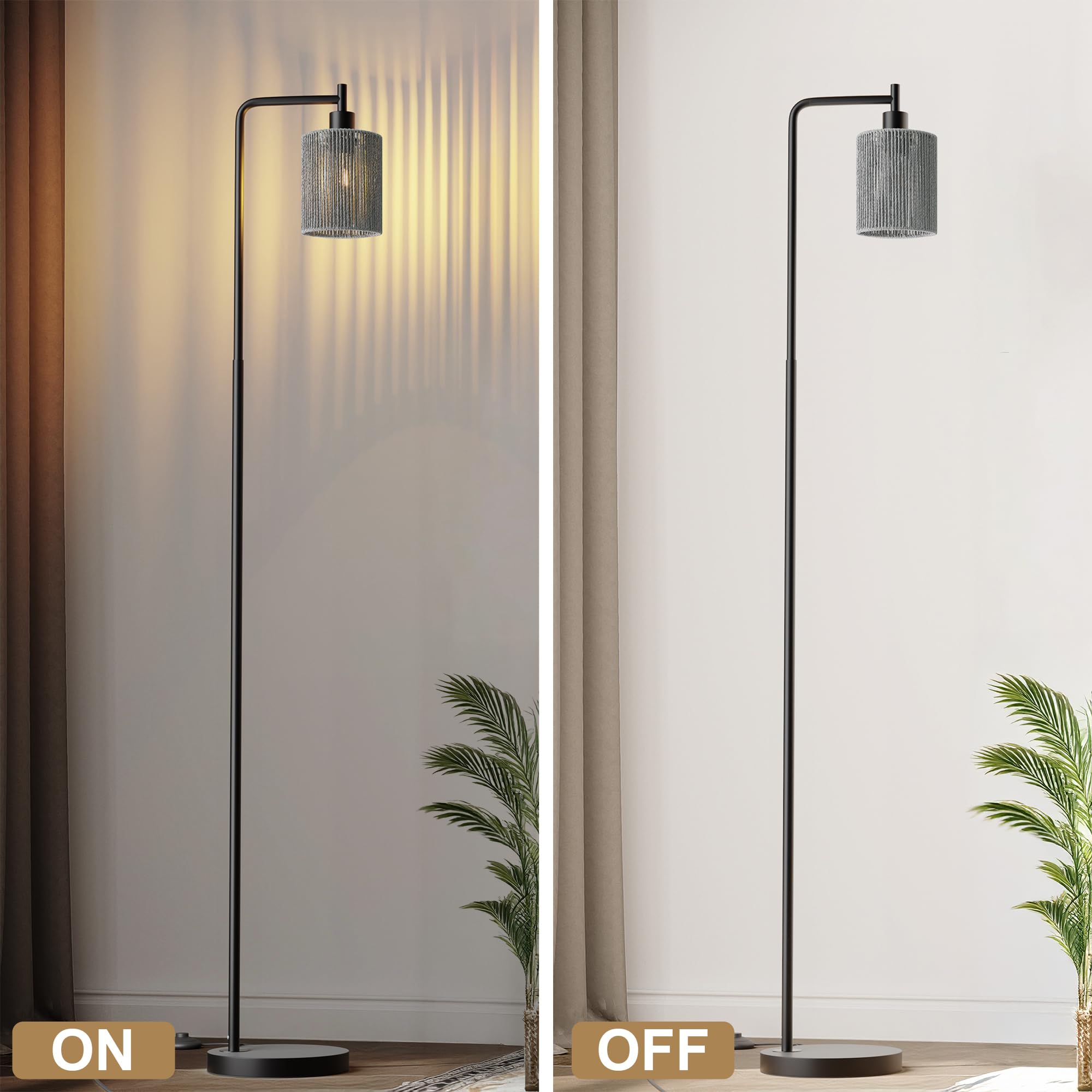 Oneach 6ft cord allows flexible placement by sofas or beds