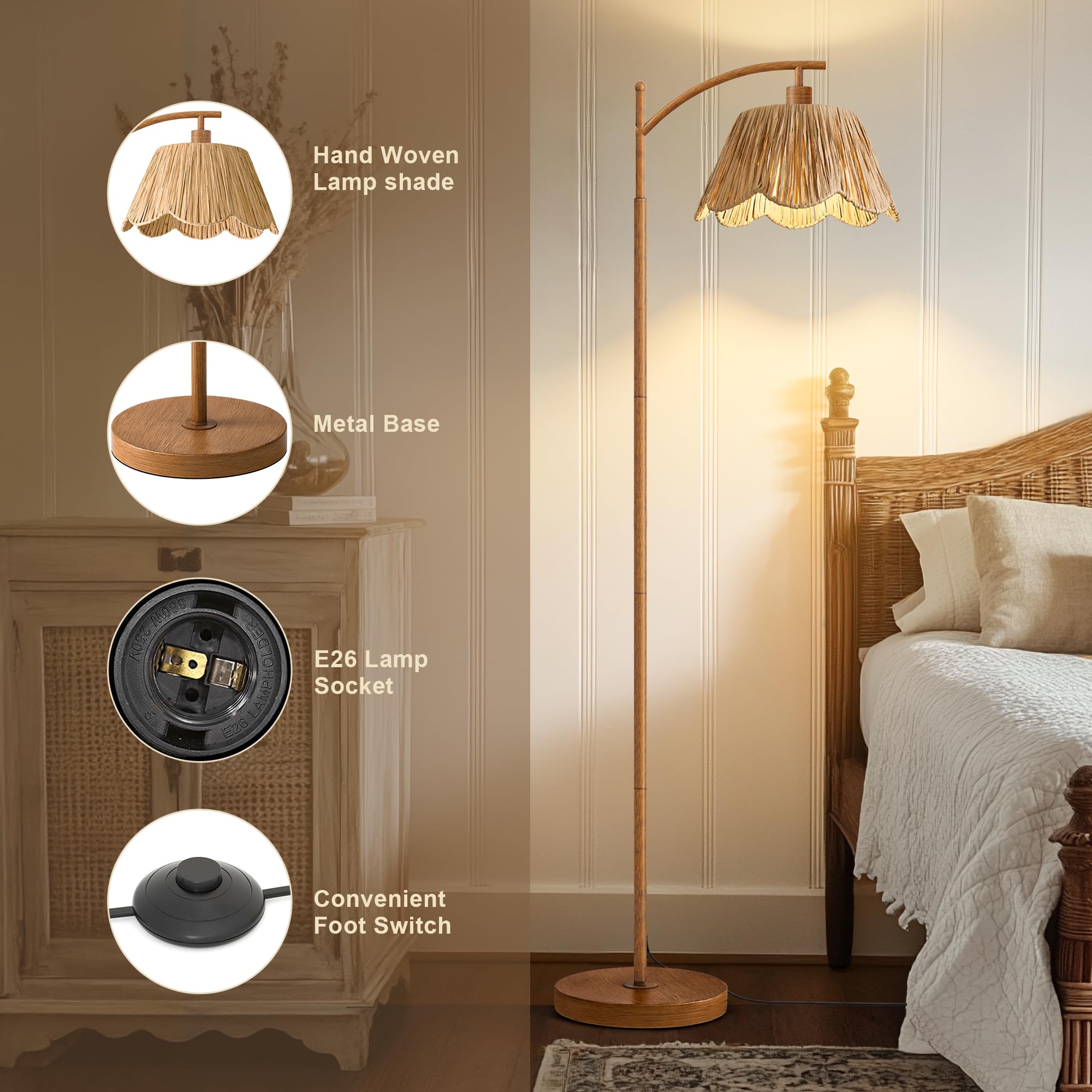 Oneach quick-assembly lamp under ten minutes for easy setup.