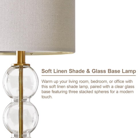 Oneach bedroom lamp creates warm, inviting ambience.